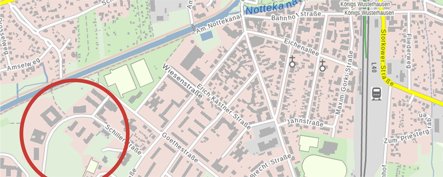 Karte von Königs Wusterhausen