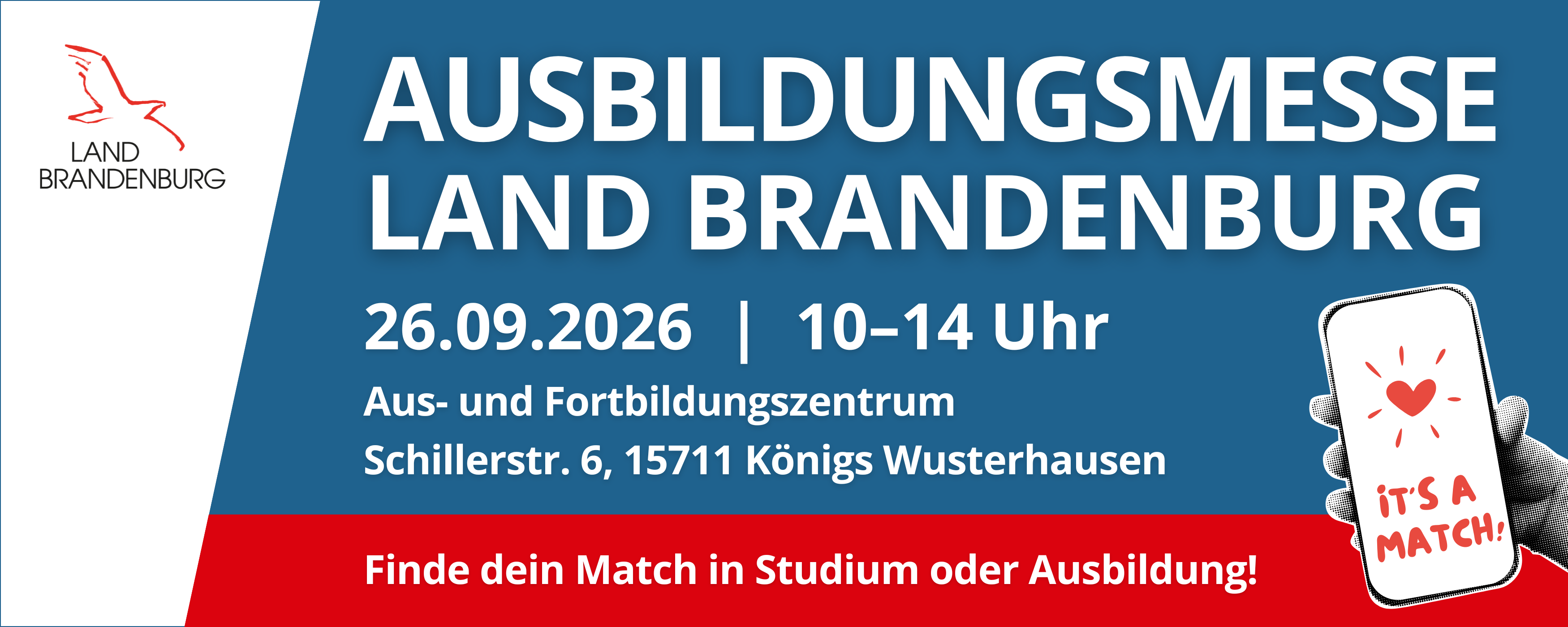 Kampagnenbild zur Ausbildungsmesse 2026