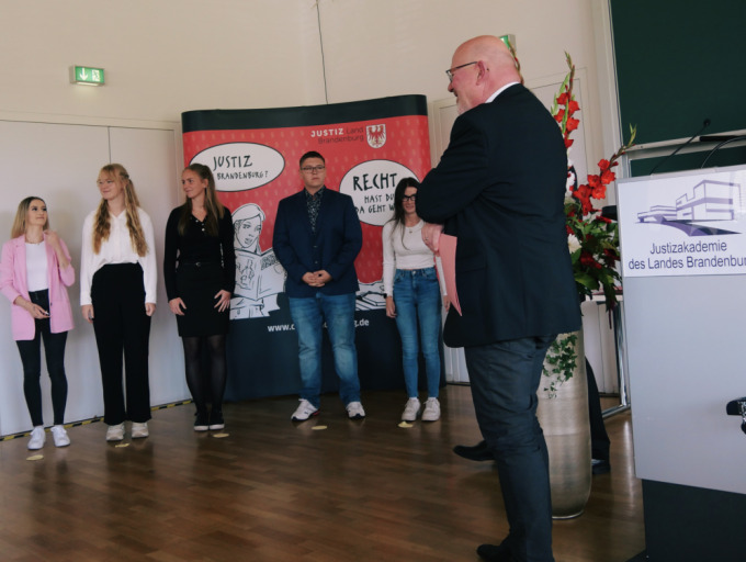 Aufruf zur Vereidigung Ausbildung mJD