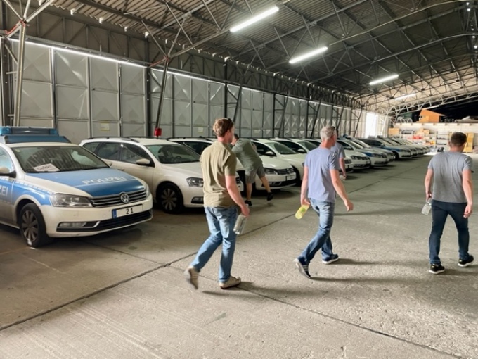 Bild zum Fahrsicherheitstraining in der Halle