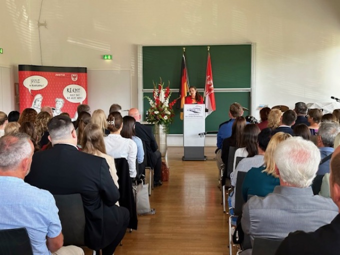 Rede Justizministerin Ausbildung mJD