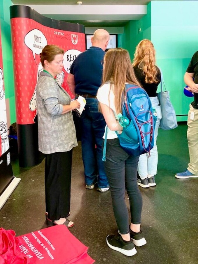 Start des 9. HIT am Justizstand 2023