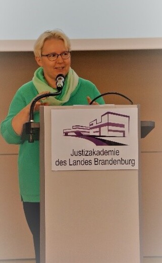 Vorsitzende des HPR Justiz Frau Dörthe Kleemann
